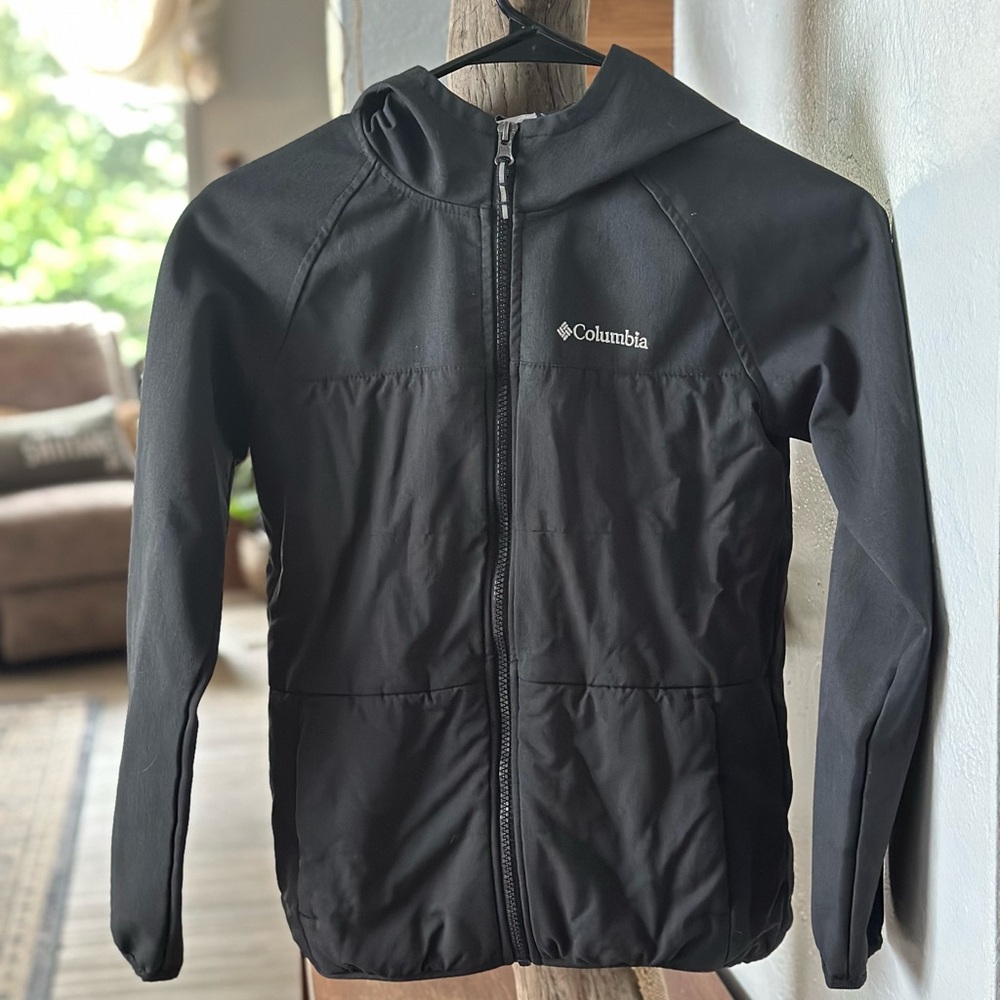 Columbia Black Hooded Jacket